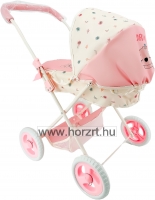 Babaruha - Bársony kötényruha - 37-50 cm-es babákra