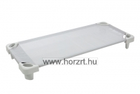 Óvodai vászonlepedő - városos - kék, sarokgumis