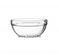 Kompótos tálka, salátás, üveg, 10 cm