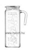 Kancsó 1,2L üveg, műanyag fedővel