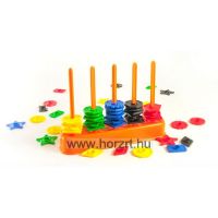 Színes Formaépítő - Abakusz feladatkártyákkal