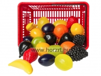 Bevásárlókosár gyümölcsökkel