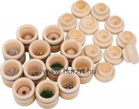 Rugalmas karikák 6  db-os készlet - Gonge - Pasztell 24 hó+