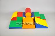 Modulkészlet kicsiknek III. - mozgásfejlesztő szivacsmodul  pasztell 24 hó+
