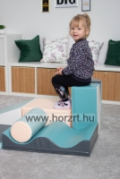 Modulkészlet kicsiknek VII. világos pasztell - mozgásfejlesztő szivacsmodul  24 hó+