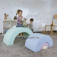 Modulkészlet kicsiknek III. - mozgásfejlesztő szivacsmodul  pasztell 24 hó+