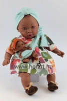 Babaruha - Tunikás együttes, lányos, 37-50 cm-es babákra