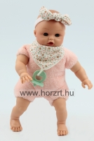 Afrikai baba - fiú, hajas, fürdethető, 38 cm 12 hó+