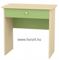 Flóra asztal, 80x50x78 cm, juhar-narancs