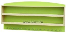 Térelválasztó piramis - 150x30x90 cm, juhar alap - juhar élzárás