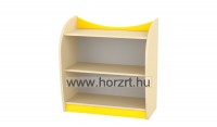 Marci polcos, nyitott kisszekrény, juhar-sárga