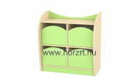 Marci 4 fiókos kisszekrény, juhar-zöld