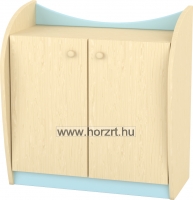 Marci 2 ajtós kisszekrény, juhar-pasztelkék