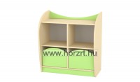 Marci kétfiókos kisszekrény<br>juhar-zöld