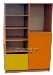 Fanni Ajtós, Színes Szekrény 40x40x88 cm - Juhar alappal