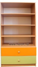 Fanni Ajtós, Színes Szekrény 80x40x148 cm - Juhar alappal