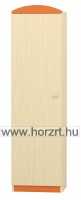 Flóra szekrény - Polcos - Narancs<br>40x40x160 cm