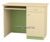 Flóra pedagógusasztal II., 100x55x78 cm, juhar-zöld