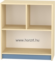 Komfort szekrény II. - 2 fakkos -polcos - acélkék