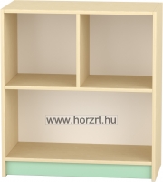 Komfort szekrény II. - 2 fakkos -polcos -pasztellzöld