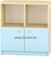 Komfort szekrény II. - 4 fakkos- alulajtós pasztellkék