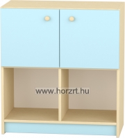 Komfort szekrény II. - 4 fakkos- felülajtós pasztellkék