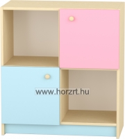 Komfort szekrény II. - 4 fakkos- átlós ajtós