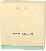 Komfort szekrény II. - teliajtós, polcos pasztellzöld