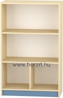 Komfort szekrény III. - 2 polcos -2 fakkos -acélkék