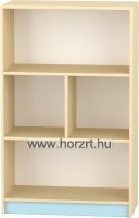 Komfort szekrény III. - 2 polcos - középen 2 fakkos,pasztellkék