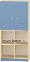 Komfort szekrény IV. - 6 fakkos - polcos felülajtós