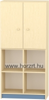 Komfort szekrény IV. - 6 fakkos - polcos, J felülajtós