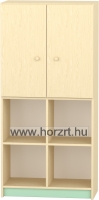 Komfort szekrény IV. - 6 fakkos - polcos, J felülajtós