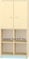 Komfort szekrény IV. - 6 fakkos - polcos, PK felülajtós