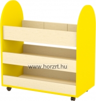 Gurulós eszköztároló - térelválasztó sárga