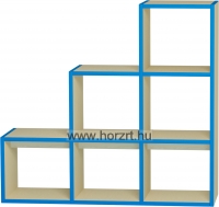 Térelválasztó piramis - 150x30x90 cm, juhar alap - zöld élzárás