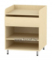 Gréta pelenkázószekrény - 1 fiókos, 1 polcos, 70x75x90 cm