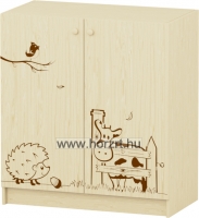 Komfort szekrény II. - 2 -polcos - acélkék