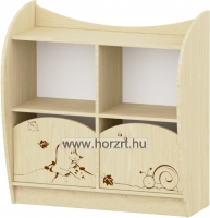 Sziluett Meserét Marci kétfiókos kisszekrény - juhar