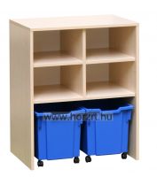 Marci szekrénysor, juhar-narancs X.