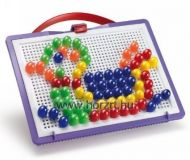 Quercetti: Színes pötyi készlet - halacska 150 db-os