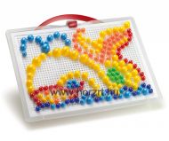 Quercetti: Színes pötyi készlet - kacsa 100 db-os