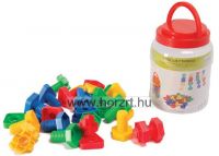 Mágneses Geometriai Építőjáték 60 db-os