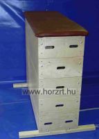 Tornaszekrény 5 részes, egyenes oldal