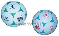 Futball labda, fehér-zöld, 350 g, 20 cm