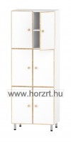 Öltözőszekrény - 6 ajtós