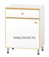 Tálalószekrény - fiókos - Juhar - Narancs