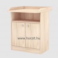 Térelválasztó polc - Juhar - Zöld polcokkal