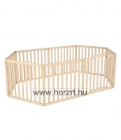 Rekeszes Törölköző- és pohártartó, 7 fő részére - zöld hátlappal