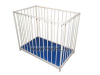 Kültéri csecsemőágy fém 120x65x85 cm